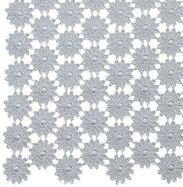 matches21 HOME & HOBBY Tischdecke Tischdeckchen FREYA Vollspitze Vintage Polyester grau 30 x 30 cm (1-tlg), Pflegeleicht & waschbar bei 30 °C