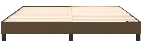 Boxspringbett Dunkelbraun 180x200 cm Stoff [3120535] Bild 5