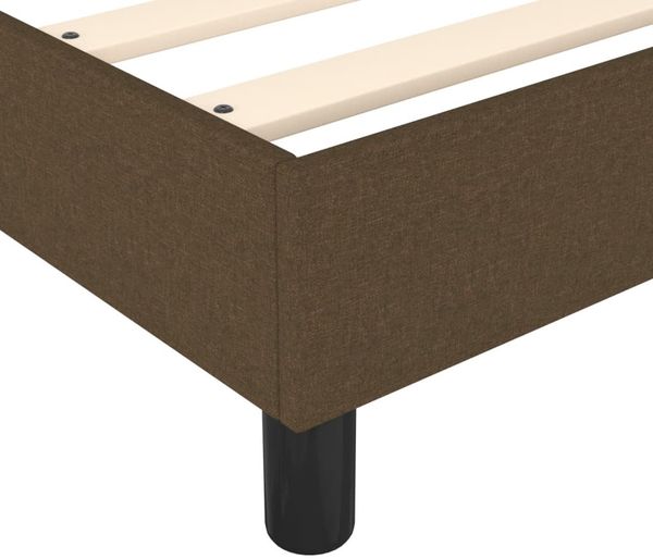Boxspringbett Dunkelbraun 180x200 cm Stoff [3120535] Bild 7