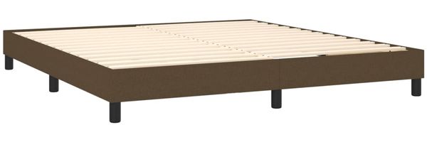Boxspringbett Dunkelbraun 180x200 cm Stoff [3120535] Bild 4
