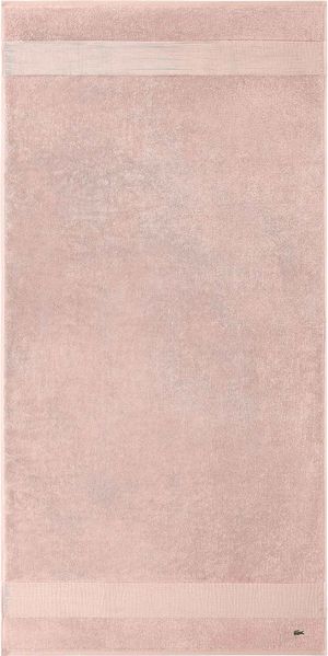 LACOSTE Duschtuch - LLECROCO, Handtuch, Bio-Baumwolle Rosa 70x140 cm