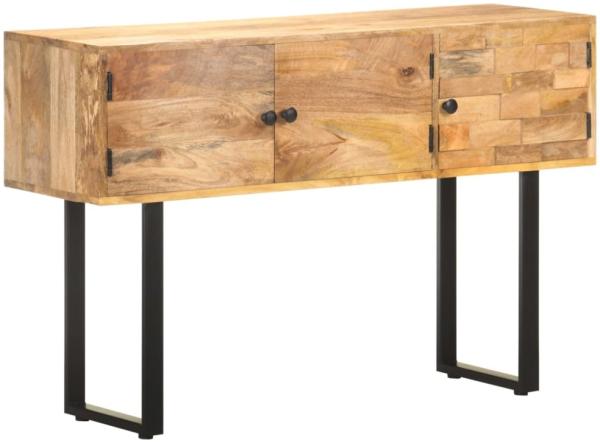 vidaXL Sideboard 116x35x75 cm Massivholz Mango 320470