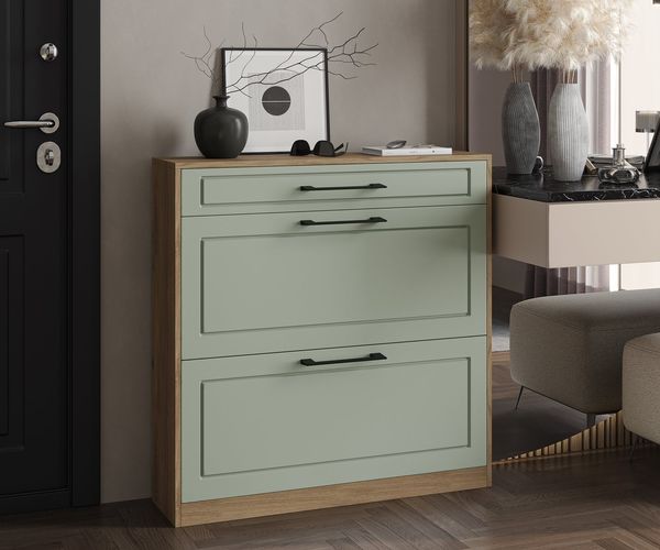 Möbelhandel Klipenstein Schuhschrank Vegas - Korpus Eiche Artisan