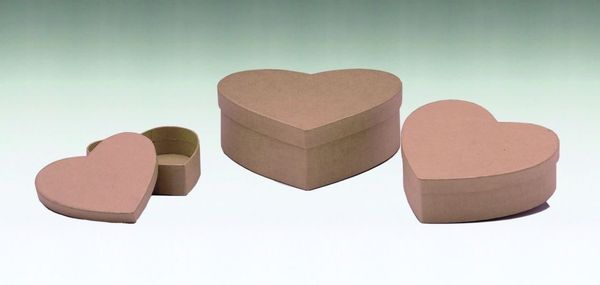 Glorex Herz-Box/Pappe 92 x 90 x 26 mm