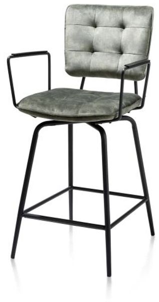 2er Set MANOU Barhocker grün