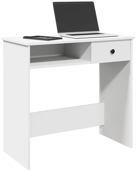 vidaXL Schreibtisch Weiß 80×40×75 cm Holzwerkstoff 860472