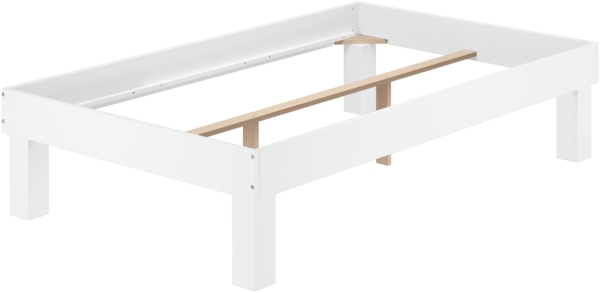 Erst-Holz Einzelbett Buche 120x220 cm Bild 1