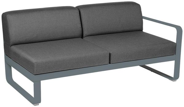 Bellevie Lounge 2-Sitzer Modul 26 Gewittergrau A3 Graphitgrau Rechts