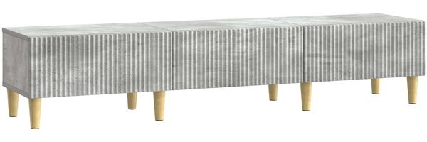 vidaXL TV-Schränk Betongrau 147 x 34,5 x 30 cm Holzwerkstoff 894708