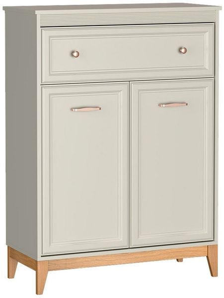 Lomadox Kommode WILNA-161, Kaschmir, 92 cm breit, feine Profilfräsung, Massivholz Füße