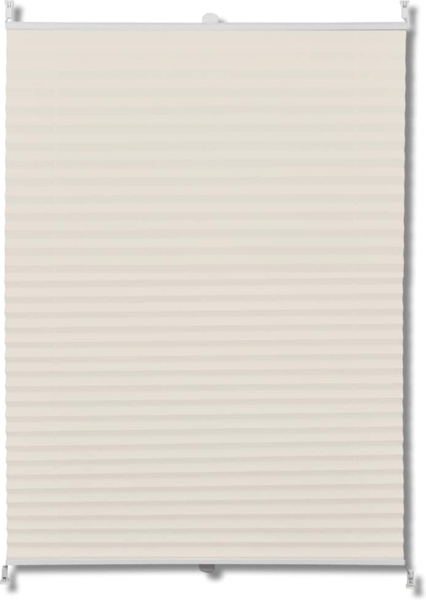 Plissee Faltrollo Rollo Plisseerollo 70x200cm Creme 240632