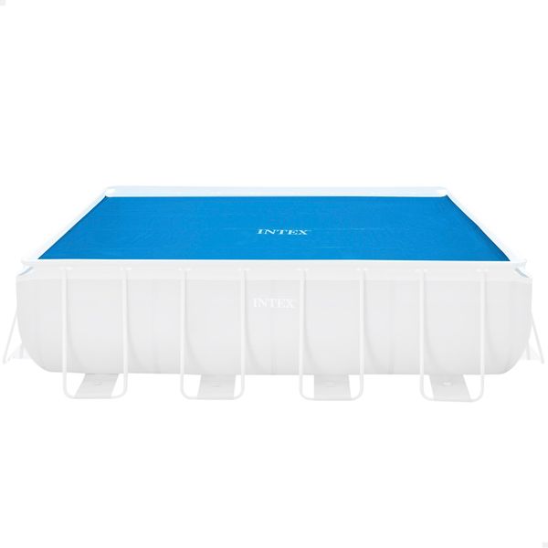 Intex Pool-Solarplane Blau 378x186 cm Polyethylen 93304