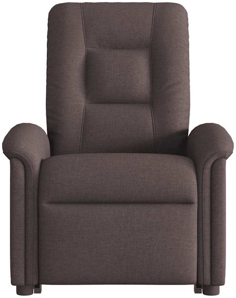 vidaXL Massagesessel mit Aufstehhilfe Dunkelbraun Stoff 3303269 Bild 5
