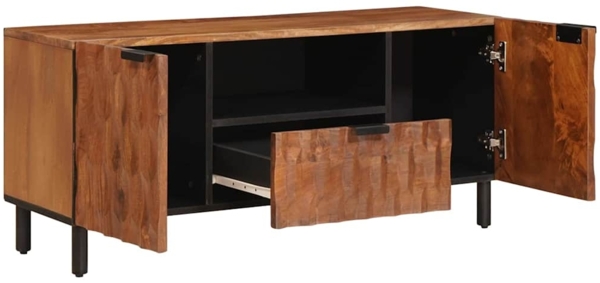 vidaXL TV-Schränk mit Tür Akazienbraune Oberfläche 105 x 33,5 x 46 cm 4017914