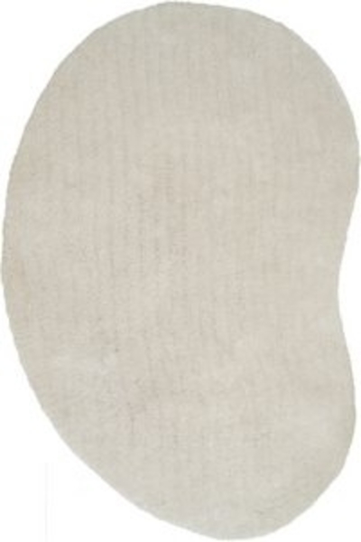 LeGer Home by Lena Gercke Hochflor-Teppich Halrum, einfarbig, besondere Form, modern, U-förmig, Höhe: 25 mm, organische Form, bean shape, kuschelig, Wohnzimmer, Schlafzimmer Bild 6