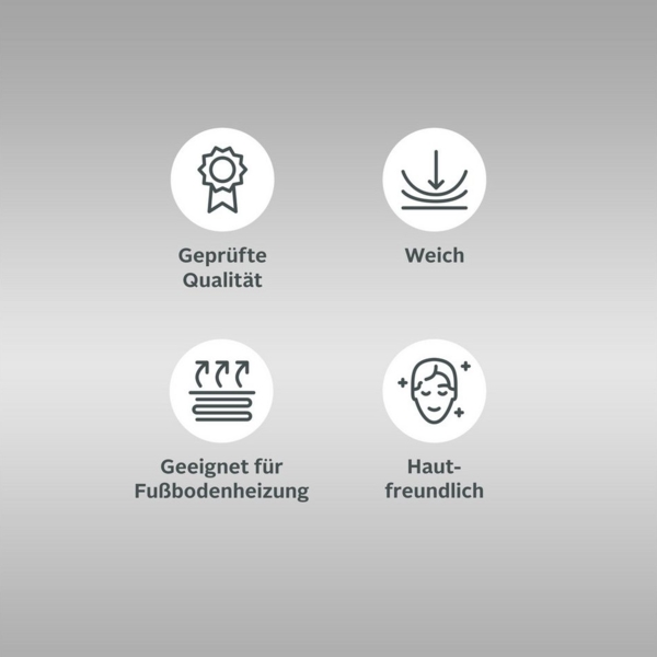 LeGer Home by Lena Gercke Hochflor-Teppich Halrum, einfarbig, besondere Form, modern, U-förmig, Höhe: 25 mm, organische Form, bean shape, kuschelig, Wohnzimmer, Schlafzimmer Bild 3