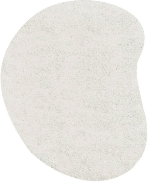 LeGer Home by Lena Gercke Hochflor-Teppich Halrum, einfarbig, besondere Form, modern, U-förmig, Höhe: 25 mm, organische Form, bean shape, kuschelig, Wohnzimmer, Schlafzimmer Bild 2