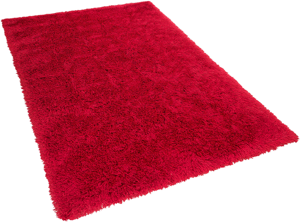 Teppich rot 200x300 cm Hochflor CIDE Bild 4