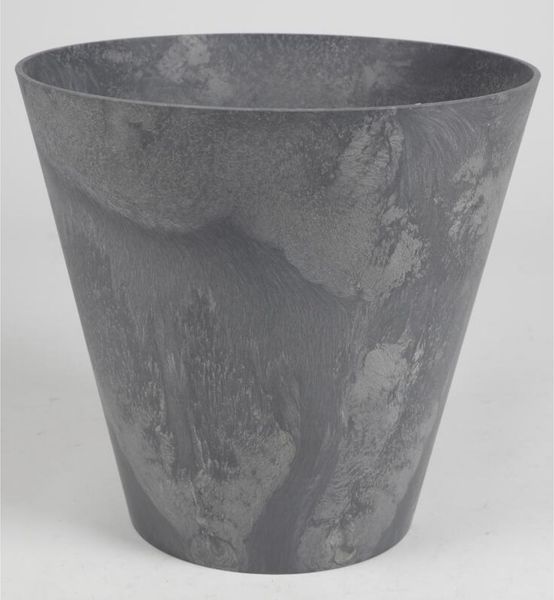 Pflanztopf „Tubus Effect“ 30 x 28cm Betonoptik grau Übertopf