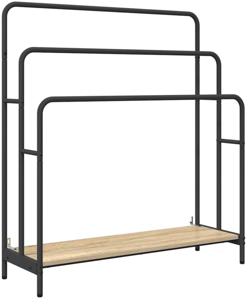 vidaXL Kleiderständer Sonoma-Eiche 90 x 30 x 100,5 cm Holzwerkstoff 879942