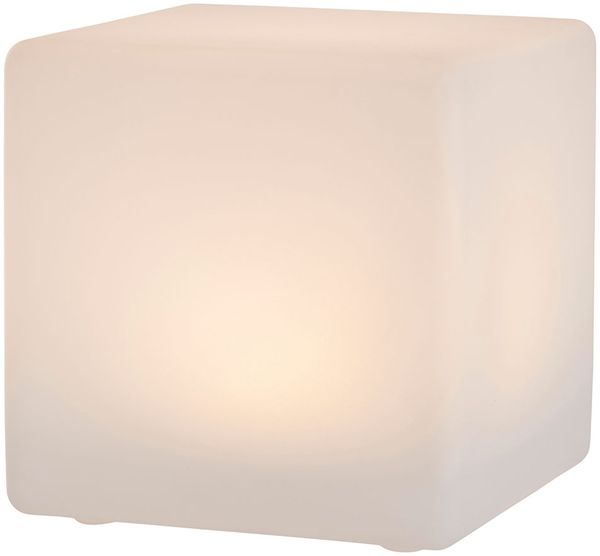 2x LED Solarleuchte, Würfel, LxH 20x20 cm Bild 6