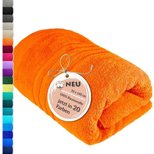 Lashuma Duschtuch - London Premium, Frottee (1-St), Badetuch 70x140 cm, 100% Baumwolle Made in Portugal