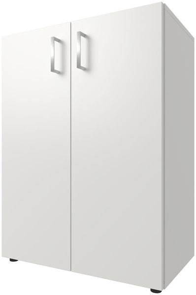 Möbelando 'Trio' Aktenschrank, Holz weiß, 77 x 34,5 x 57 cm