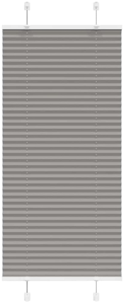 vidaXL Plissee Anthrazit 60x100 cm Stoffbreite 59,4 cm Polyester 4015067