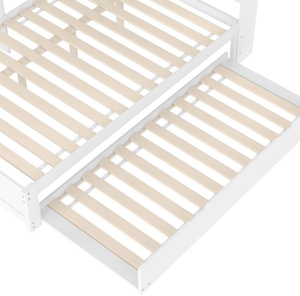 Bett 140x200 cm mit Ausziehbett, Steckdose und 2 USB-Anschlüssen – praktisches Daybett mit Stauraum Bild 10