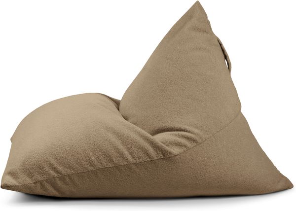 Sitzsack ‘Razz‘, Bezugstoff - Teddy, 100% Polyester, Camel, 90x130x110 cm.