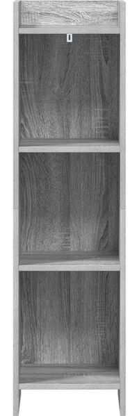 vidaXL Bücherregal Grau Sonoma 30 x 30 x 111 cm Holzwerkstoff 8011280 Bild 3