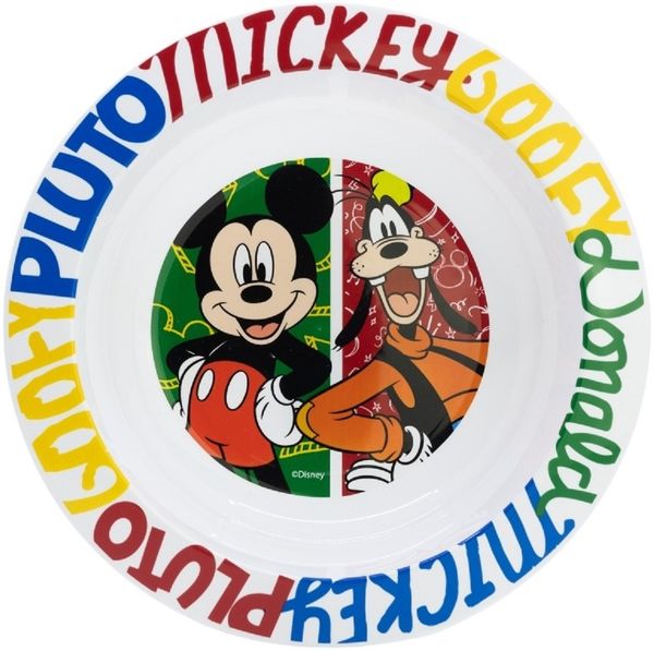Disney Mickey Mouse Kindergeschirr ab 4 Jahren Schale für Kinder mikrowellengeeignet