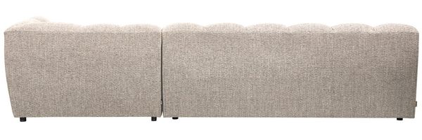 Chaiselongue Allure Melange-Stoff, modern und gepolstert, rechts, Farbe Natur, elegantes Design Bild 2