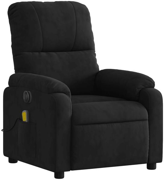 vidaXL Massagesessel Elektrisch Schwarz Mikrofasergewebe 3204925 Bild 4
