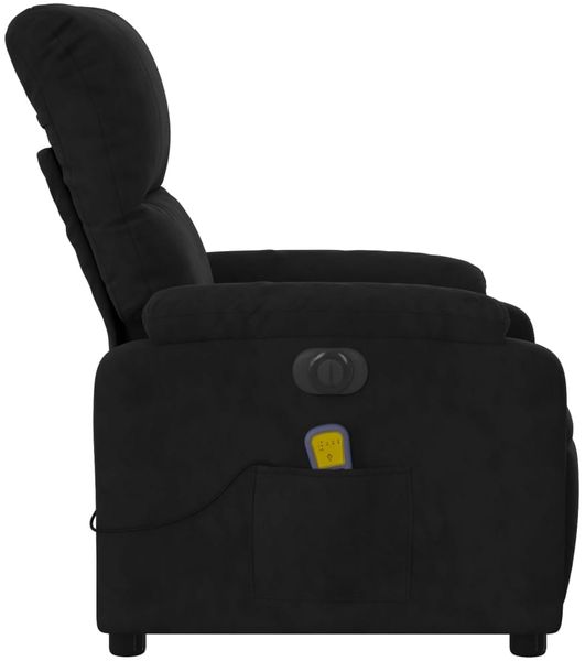 vidaXL Massagesessel Elektrisch Schwarz Mikrofasergewebe 3204925 Bild 10