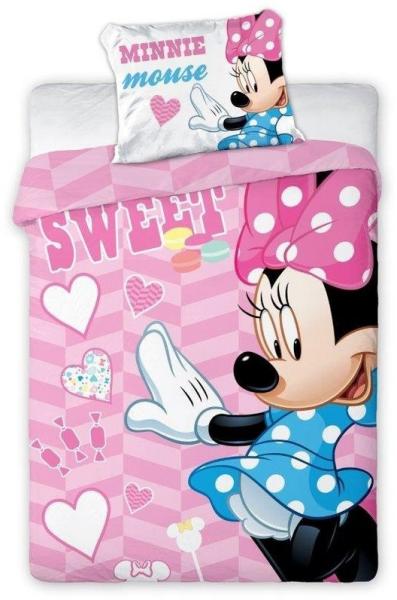 Mickey Mouse Kinderbettwäsche 'Sweet Minnie'