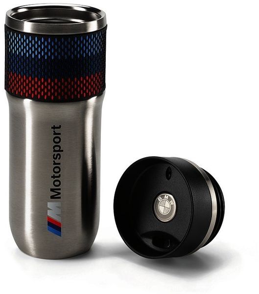 BMW Thermobecher BMW M Motorsport Thermobecher Silikonring Designstreifen 80235A0A719, 1-tlg.