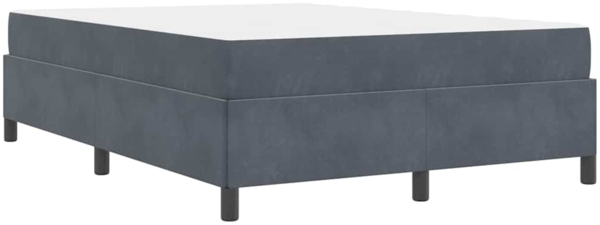 vidaXL Bettrahmen mit Matratze Dunkelgrau 160 x 200 cm Stoff 3399073 Bild 7