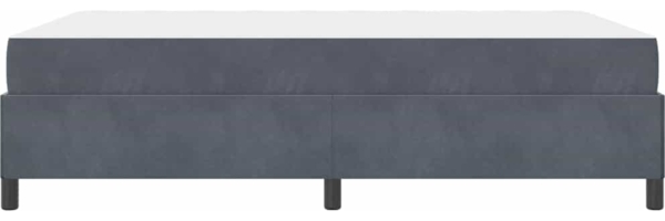 vidaXL Bettrahmen mit Matratze Dunkelgrau 160 x 200 cm Stoff 3399073 Bild 6