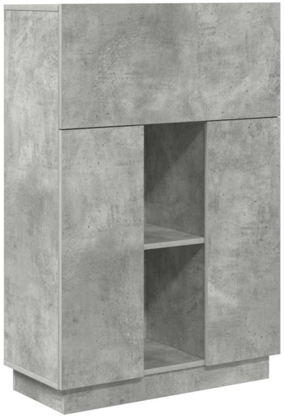 vidaXL Schreibtisch Beton Grau 71.5 x 31.5 x 106.5 cm Holzwerkstoff 869485