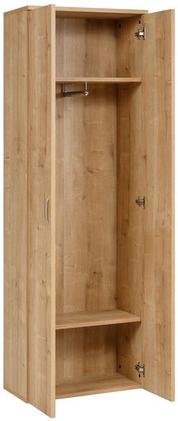 Kleiderschrank, Saphir Eiche Dekor, 60x180x34 cm
