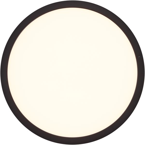 Brilliant Leuchten No. HK19478S76 LED Deckenaufbau-Paneel Tuco 25cm 16W 3000K schwarz weiß Bild 3