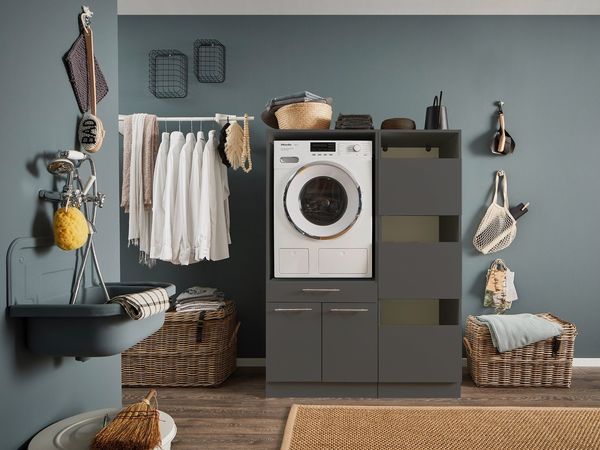 Laundreezy Mehrzweckschrank-Set LAUNDREEZY LDSK4, Breite 117,5 cm