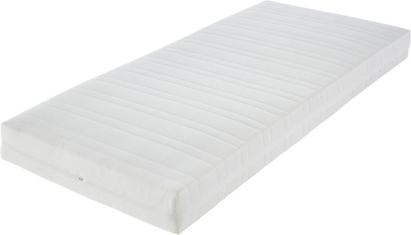 Westfalia Schlafkomfort Boxspringbett Florenz in den Breiten 160x200, 180x200cm & 200x200cm, Verchromte Metallfüße, die die Kopfteilform aufgreifen Bild 4
