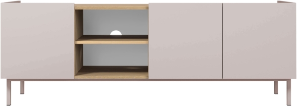 TV-Lowboard Siapen (Farbe: Cashmere + Eiche Cremona)