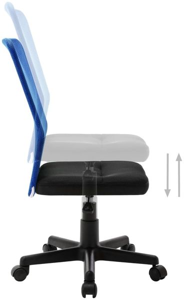 vidaXL Bürostuhl Schwarz und Blau 44x52x100 cm Netzgewebe 289511 Bild 7