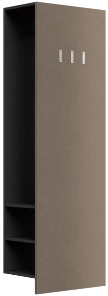 Garderobe Blu-S 3 tlg Konsole Push-to-open Spiegel Paneel 6 Paar Sand : Sand / Grafit Bild 6
