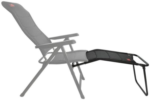 osoltus Fußablage Fußhocker für Campingsessel Soft Touch Black Magic