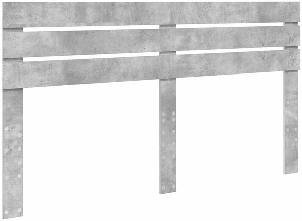 vidaXL Aufbewahrungsbett Beton Grau 200 x 200 cm Holzwerkstoff 3411546 Bild 7