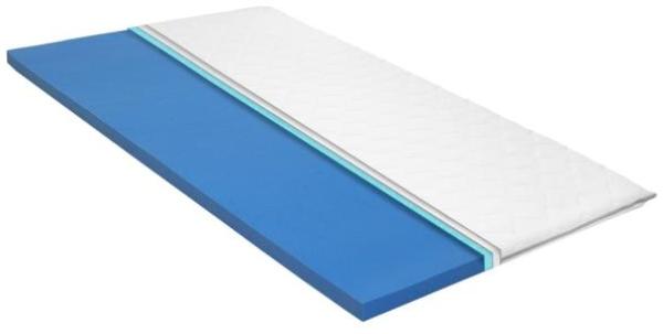 vidaXL Matratze, Viskoelastischer Memory-Schaum, 6 cm, 120 x 200 cm